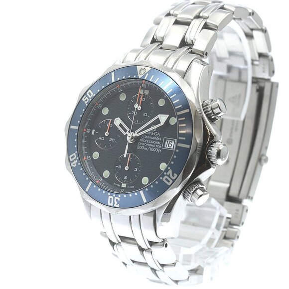 OMEGA Seamaster300 2599.80 Date Chronograph Navy Dial Automatic Men\'s_866333 main image 11